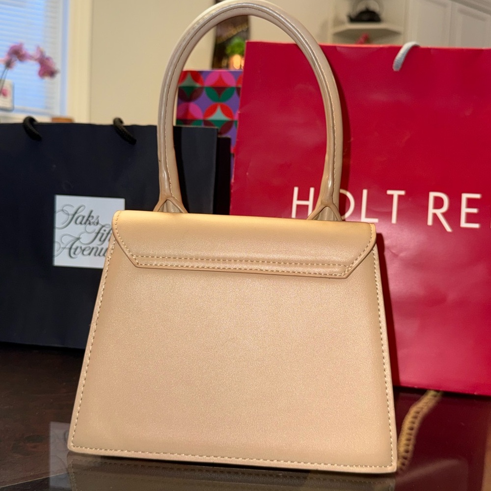 Jacquemus Beige Moyer Le Chiquito Tote with Gold Logo - Picture 4 of 6